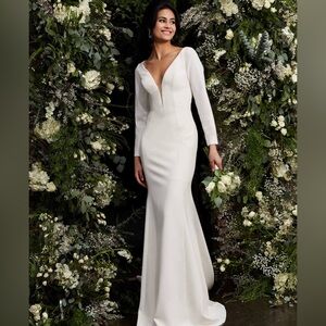 Javoni Ivory wedding dress.